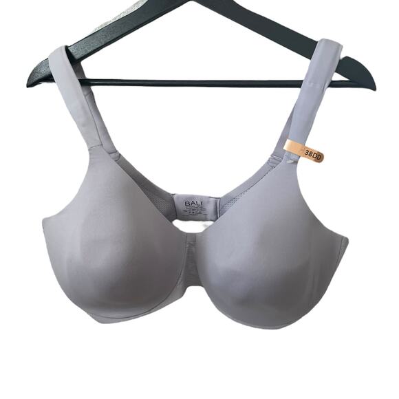 Bali Bra Womens Size 38DD Coolest Smoothing Underwire T-Shirt Bra DF4580 Purple - Picture 1 of 9